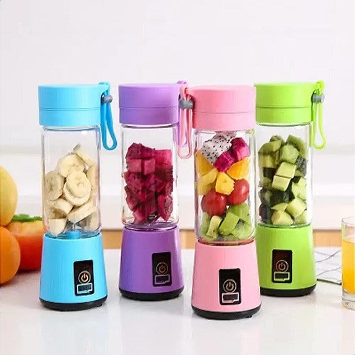 BlendyPro Mini Blender - Personal blenders in various colors with fresh ingredients.