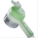 SlicerPro - Versatile kitchen slicer and dicer in green.